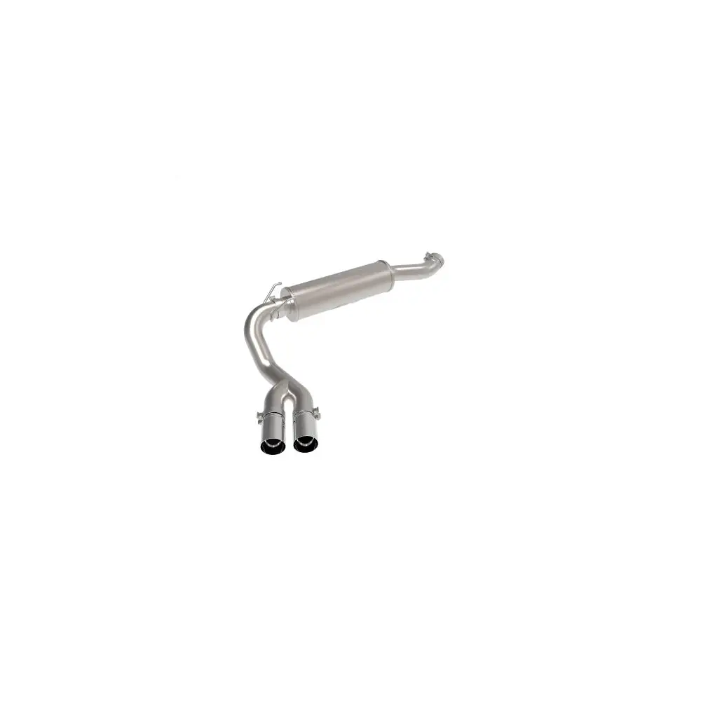 Rebel Series 3-1/2" Cat-Back Exhaust System w/ Polish Tip - AFE49-42082-P